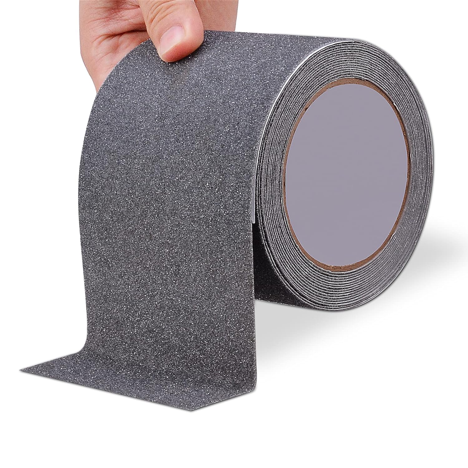 Cinta Antideslizante Negra - 2 Rollos 5cm X 10m | Para Escaleras, Suelos Y Rampas | Alta Tracción, Fácil Instalación