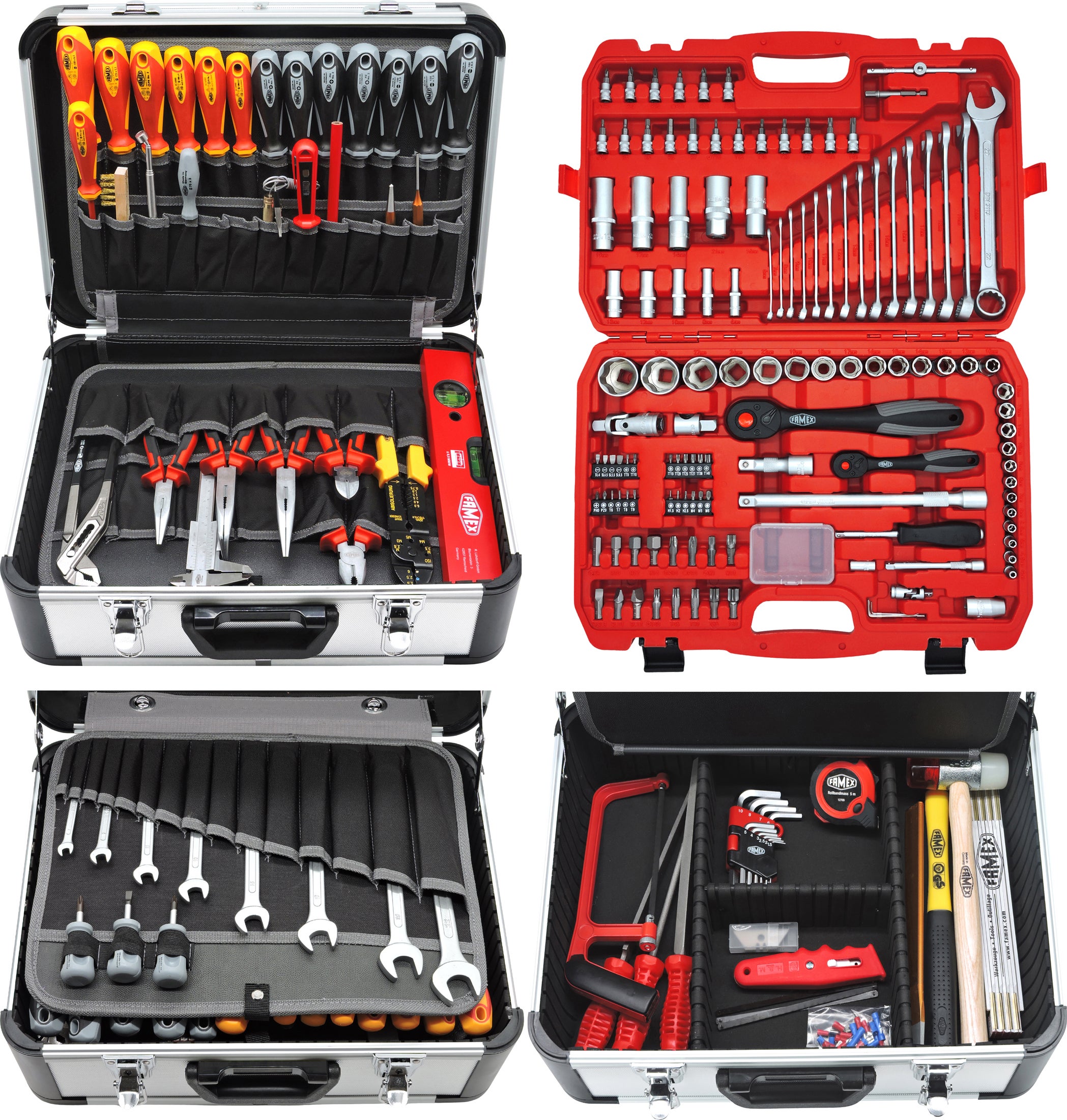 Coffret d'outils 275 pièces, malette complète - PROFESSIONAL - FAMEX ...