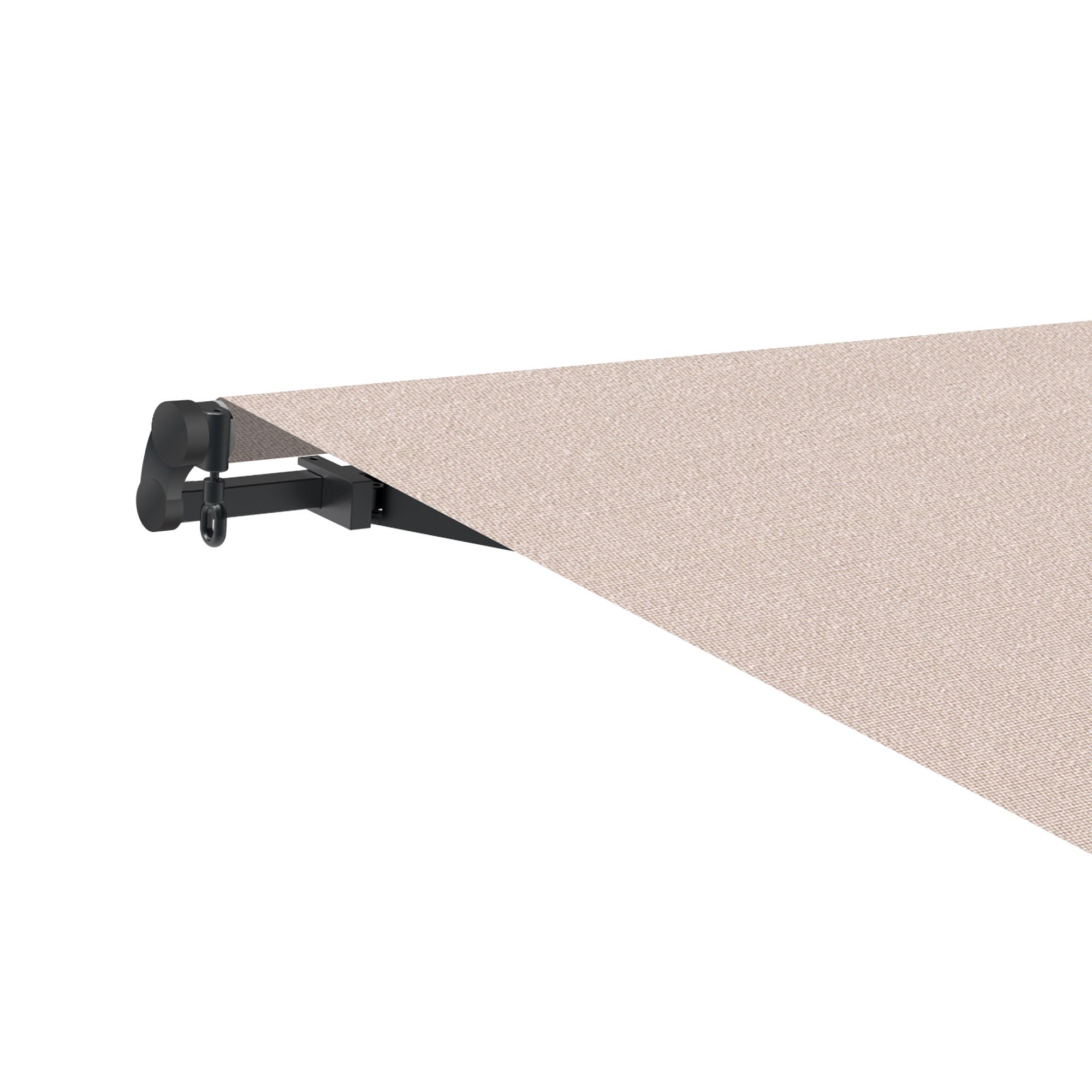 Store banne manuel 3x2,5m Sable Polyester – Structure Aluminium Anthracite Inclinaison Réglable - 3