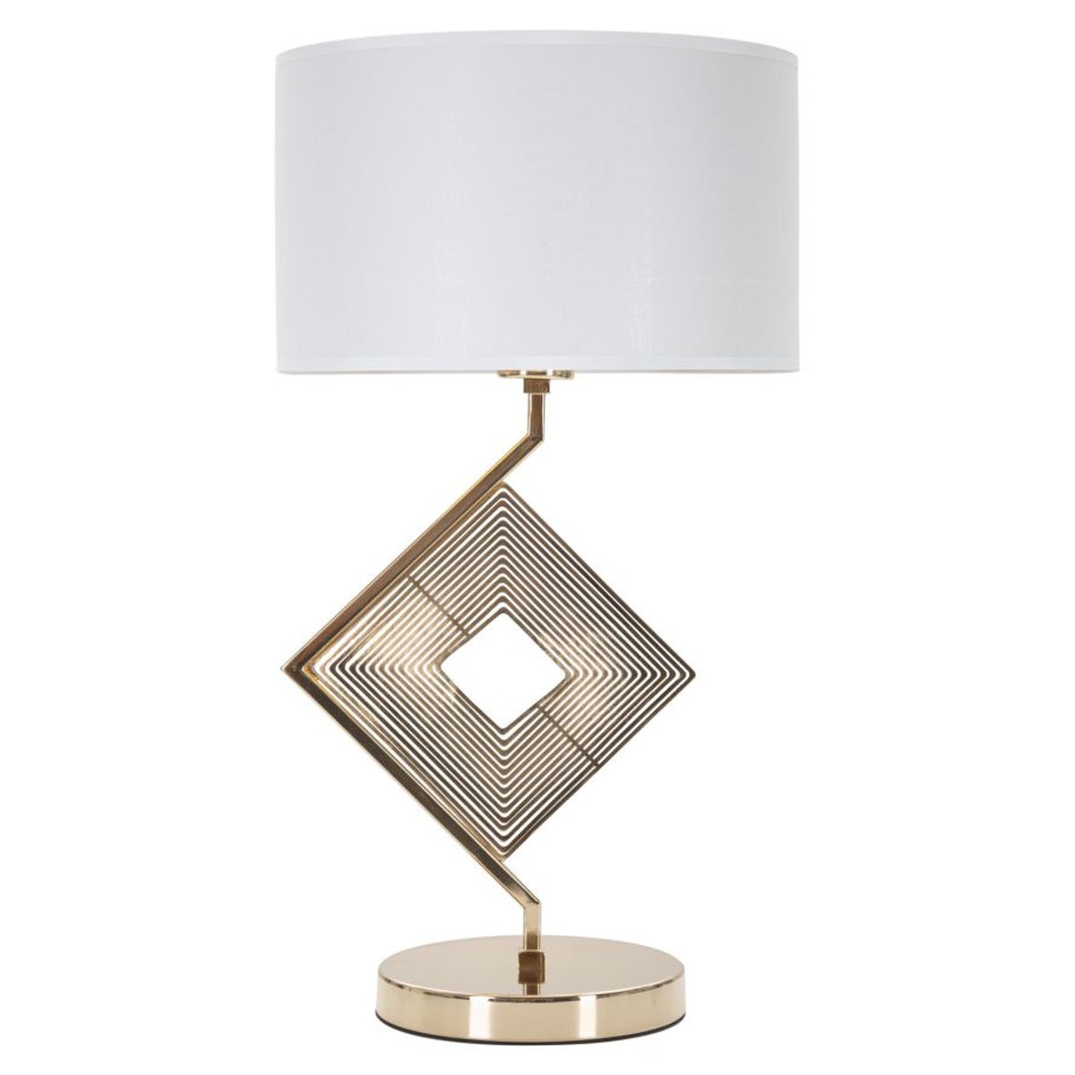 Lampa Stołowa Nemesia, Metal, Złoto, Seven Design