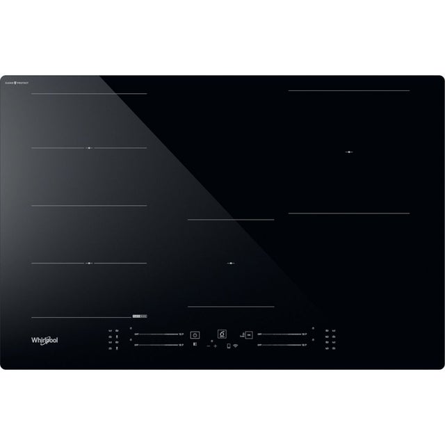 Whirlpool WF S7977 CPNE Nero Da incasso 77 cm Piano cottura a induzione 4 Fornello(i)