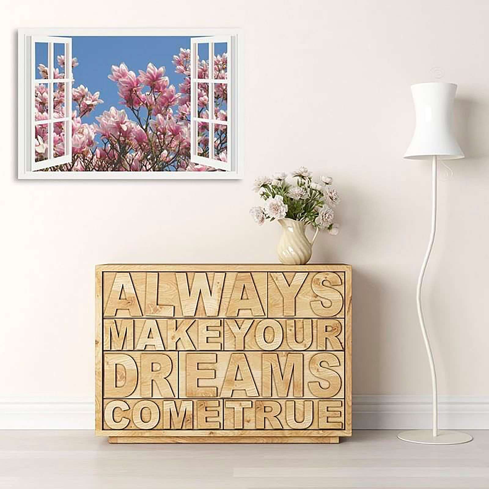 Tableau magnolias en fleurs - 80 x 60 cm - 4