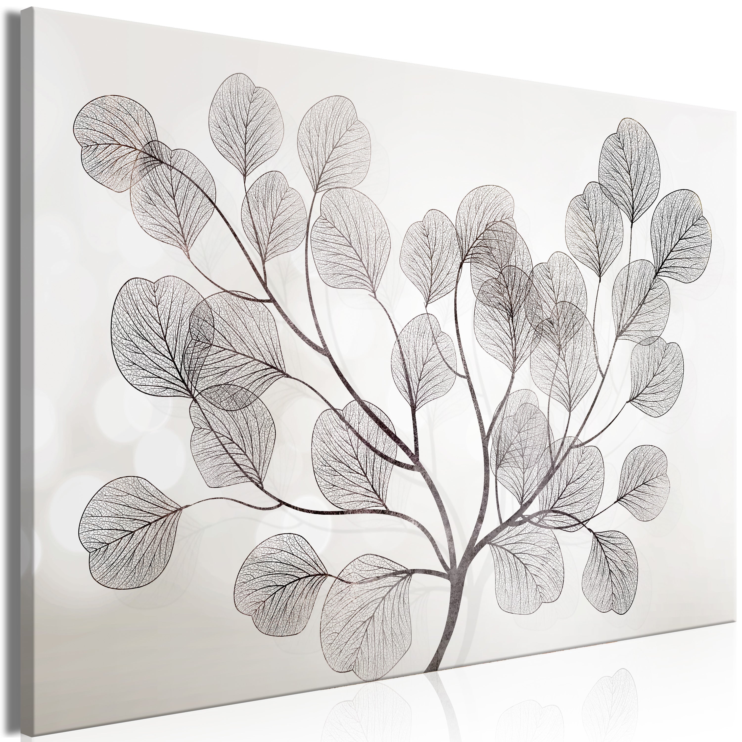 Tableau - Leaves in the Wind (1 Part) Wide [90x60] | Leroy Merlin