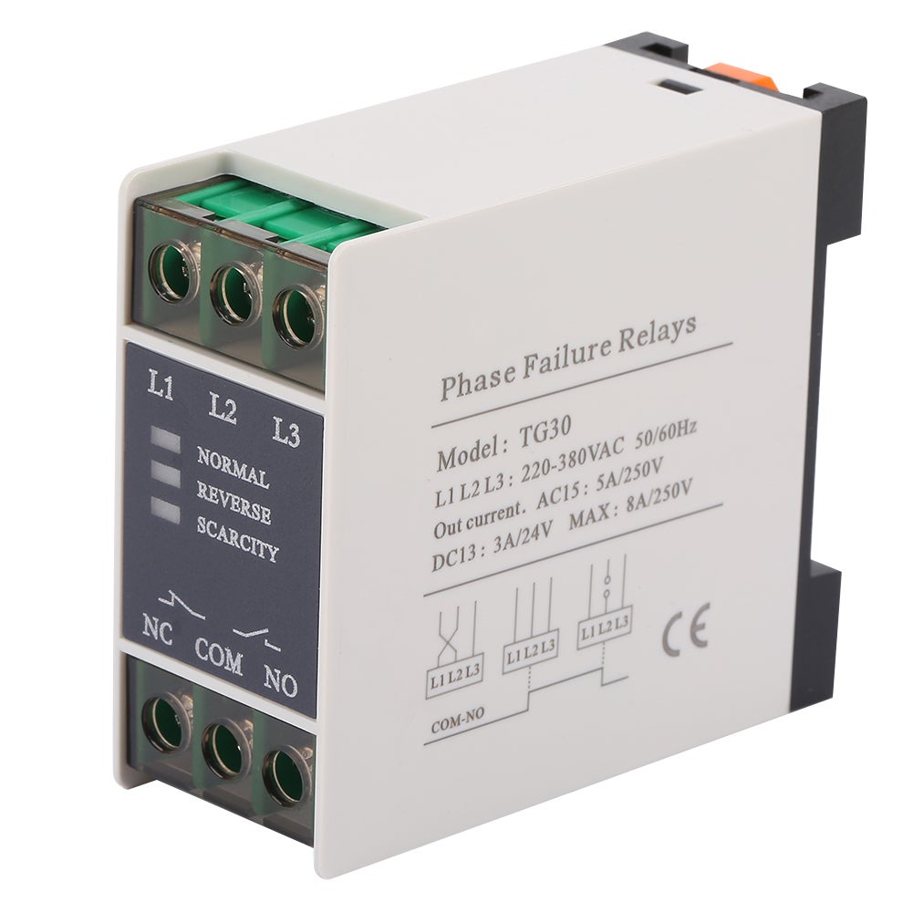 Relais De Surveillance 3 Phases DPA51CM44 - Protection Moteur Perte Phase 208-480 VAC