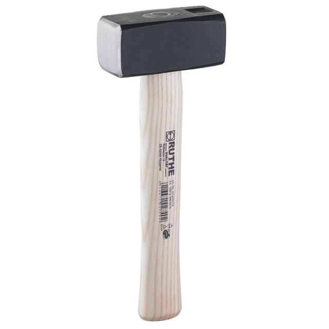 Ruthe 1250 g marteau avec poignée club cendres