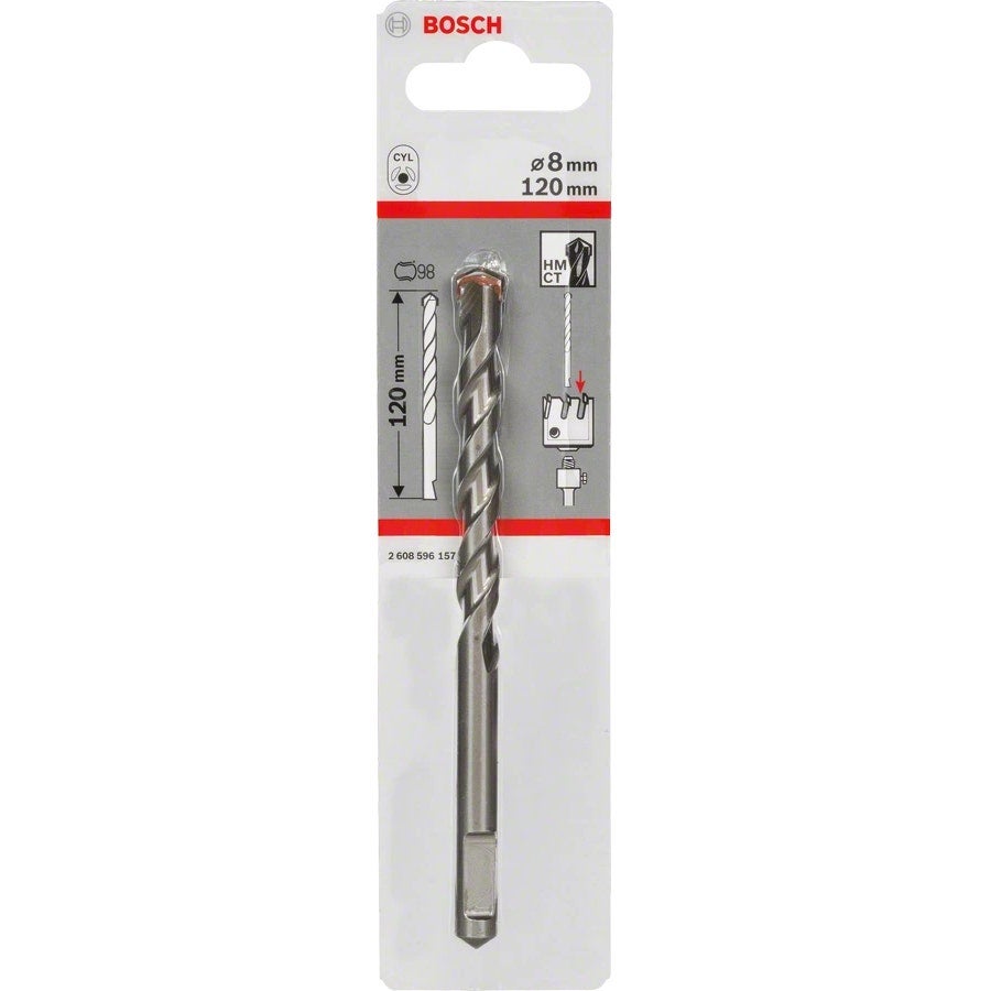 Foret de centrage pour porte-outil six pans et SDS-plus BOSCH 2608596157 - 2