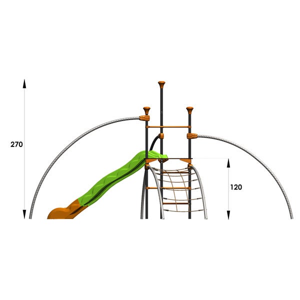 Structure de jeux 9 enfants Trigano EVO FILO - 3