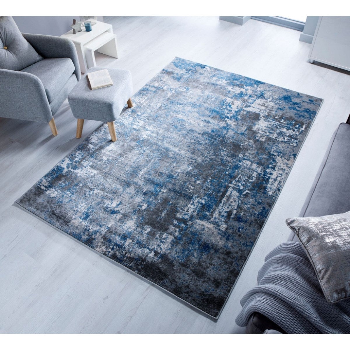 Tapis de salon moderne tissé plat WAVY 120x170 cm - 2