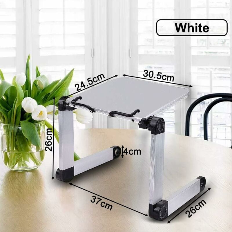 Support de livre réglable, hauteur et angle réglables, support de livre ergonomique avec trombones - 2