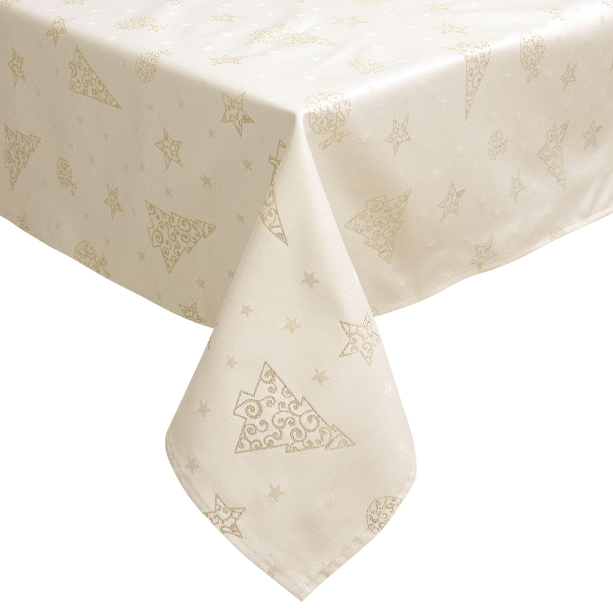 Tovaglia Natalizia glitter lurex Stella 12 posti Decoro di Natale 6901 - 2