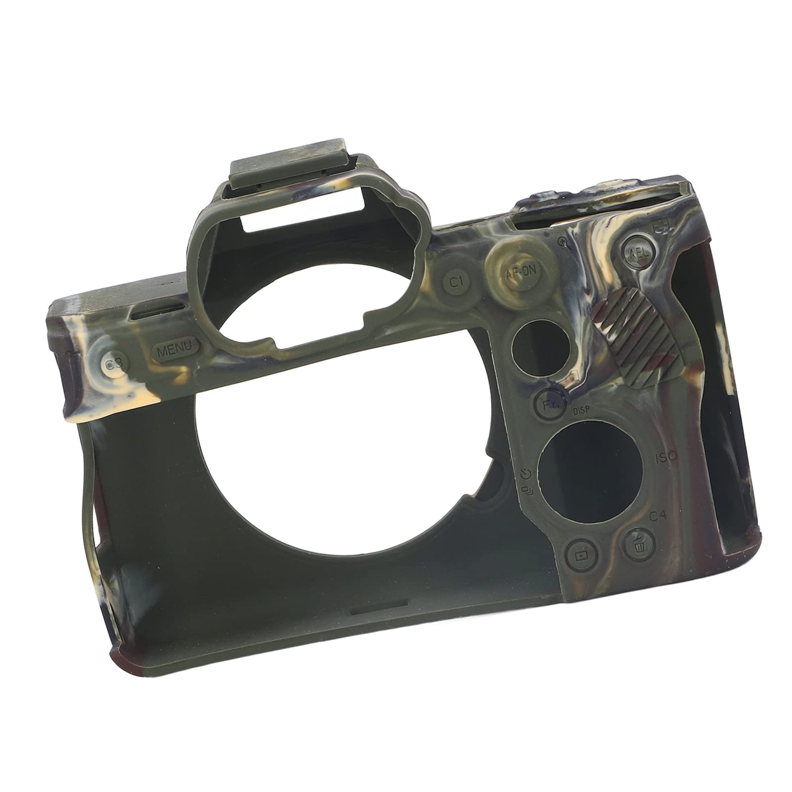 Protezione della copertura del corpo della custodia della fotocamera della pelle dell'armatura in Silicone R8 per fotocamera digale Canon EOS R8  44