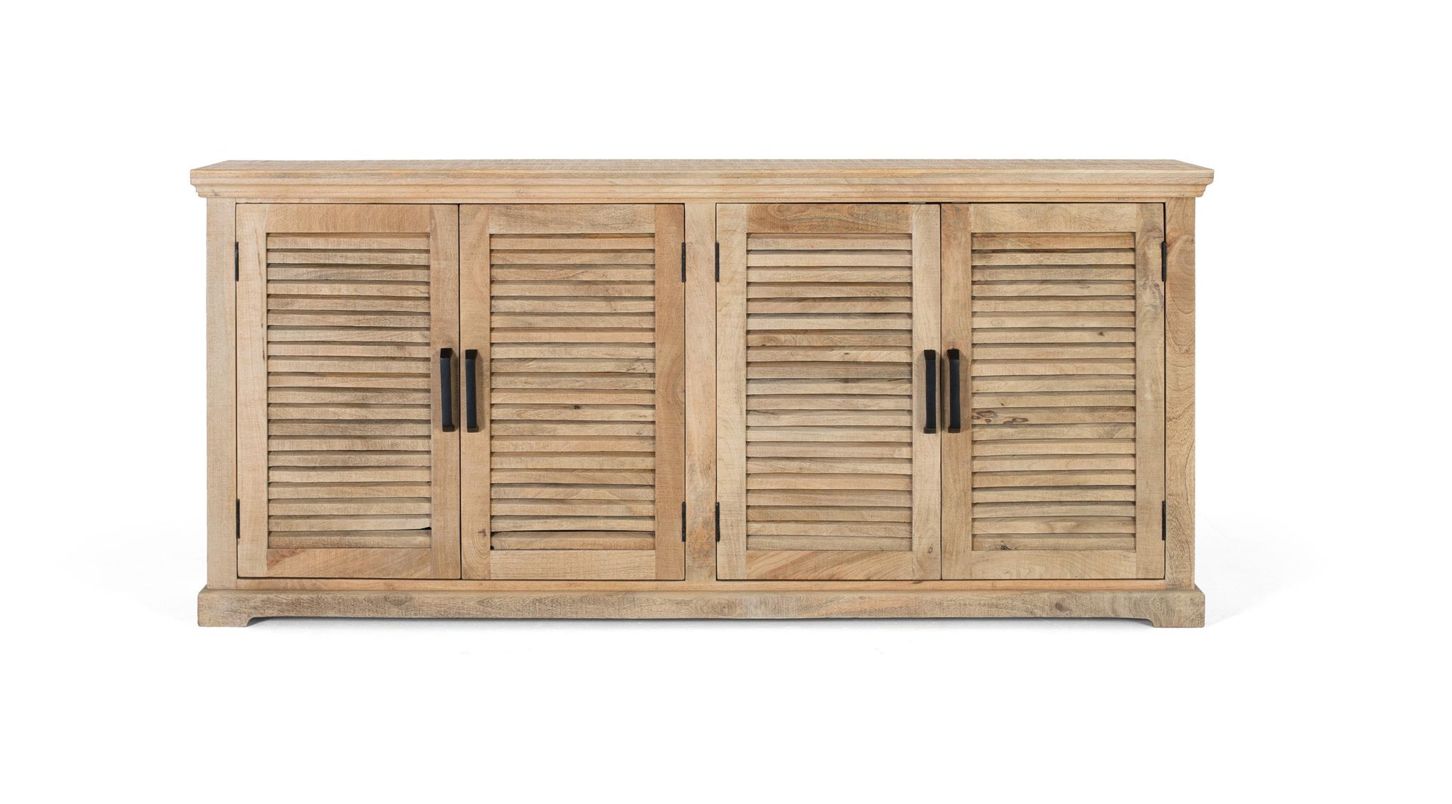 Komoda z drewna mango, rustykalny styl współczesny - 90x200x40 GYC