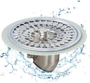 2 Pièces Drain De Douche En Acier Inoxydable - Filtre Cheveux Attrape-Cheveux Pour Douche Et Baignoire