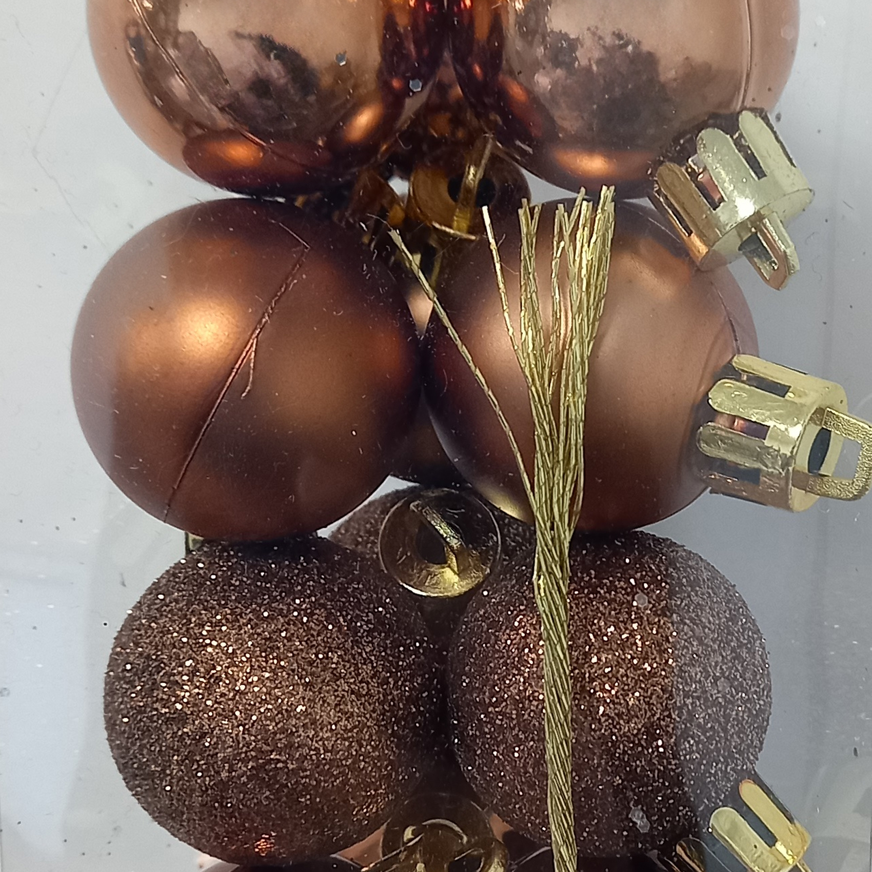 FEERIC LIGHTS & CHRISTMAS - Adorno De Navidad 30 Mm X 18 Oliva