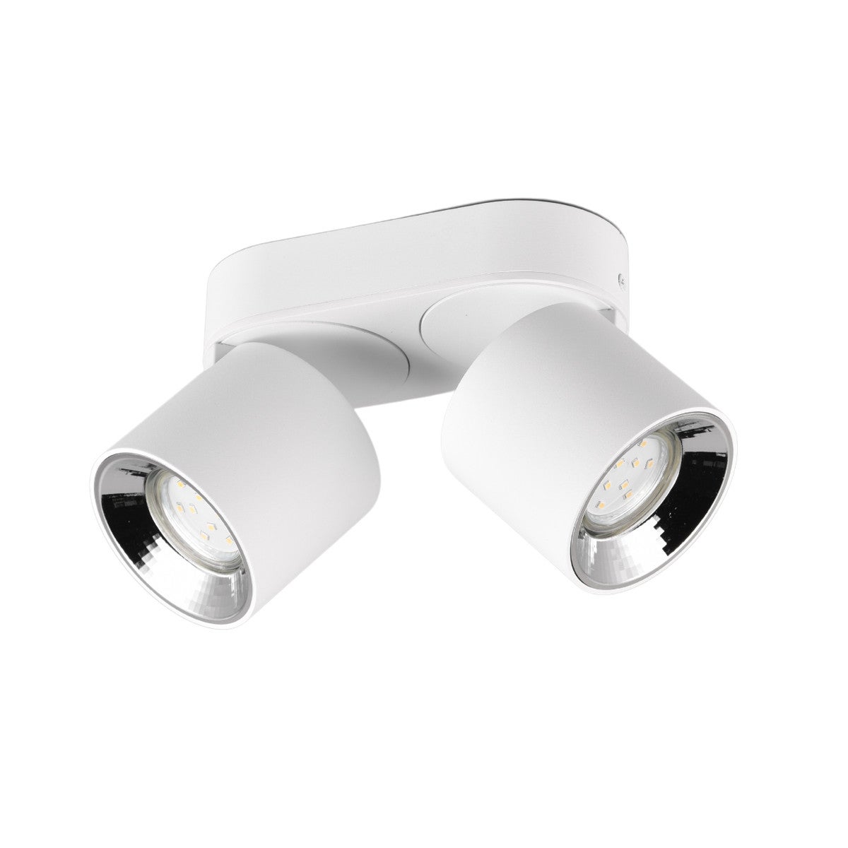 Reflektor sufitowy spot natynkowy Guayana listwa biały 2xGU10x10W wym: 12 x 18 x 8,7 cm metal Trio