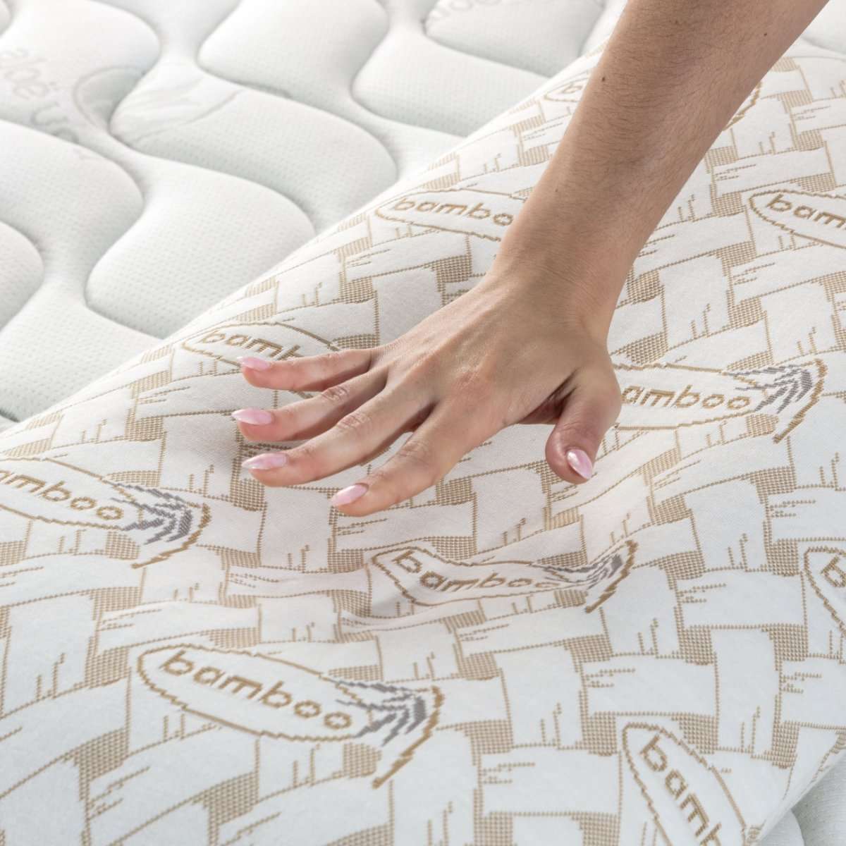 Nalui Almohada Viscoelástica Chloe Marron con Doble Funda (Firmeza Media) - 3