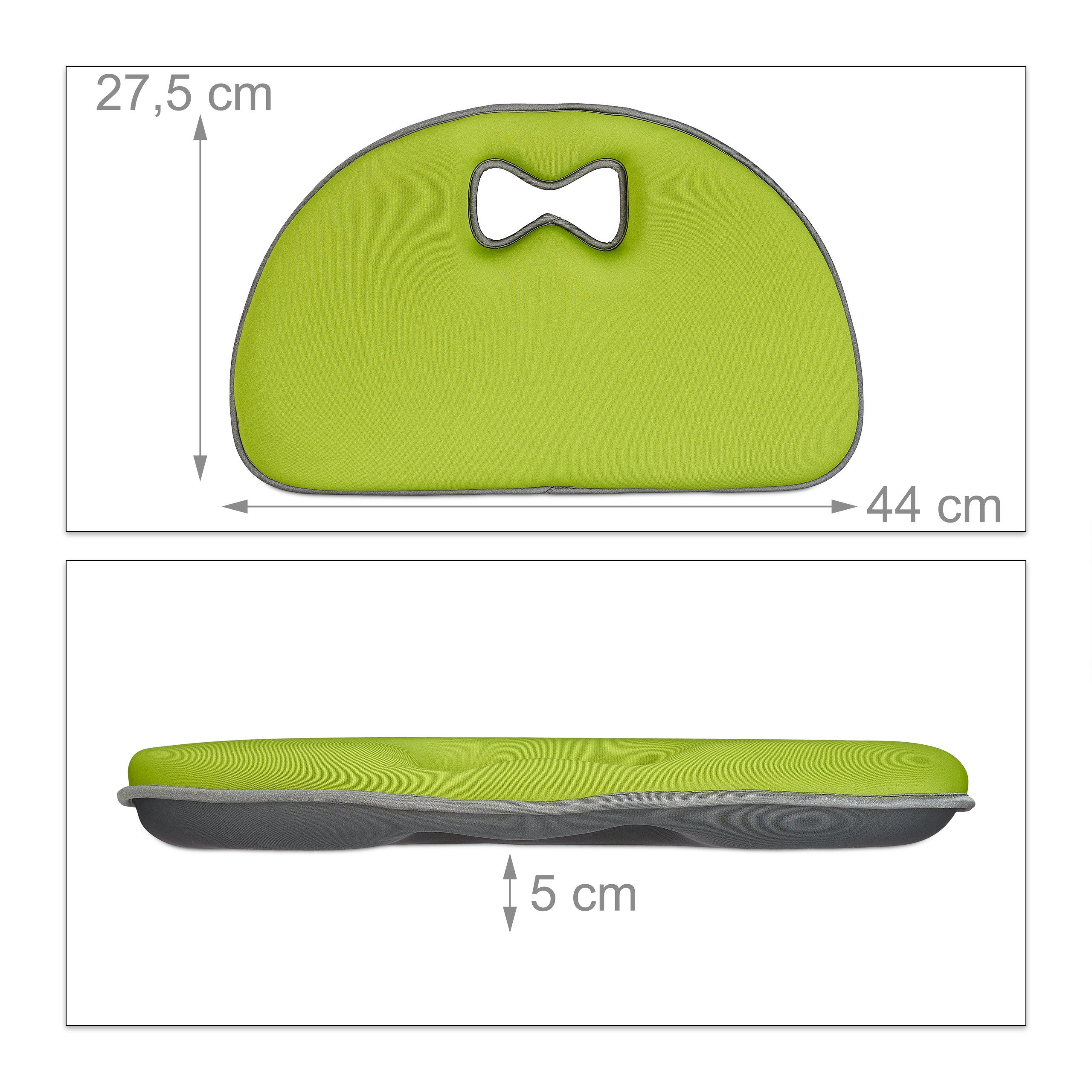 Coussin de genoux pour jardin, lot de 10, aide pour les genoux, protection, universel, avec poignée, tapis genoux, vert - 3