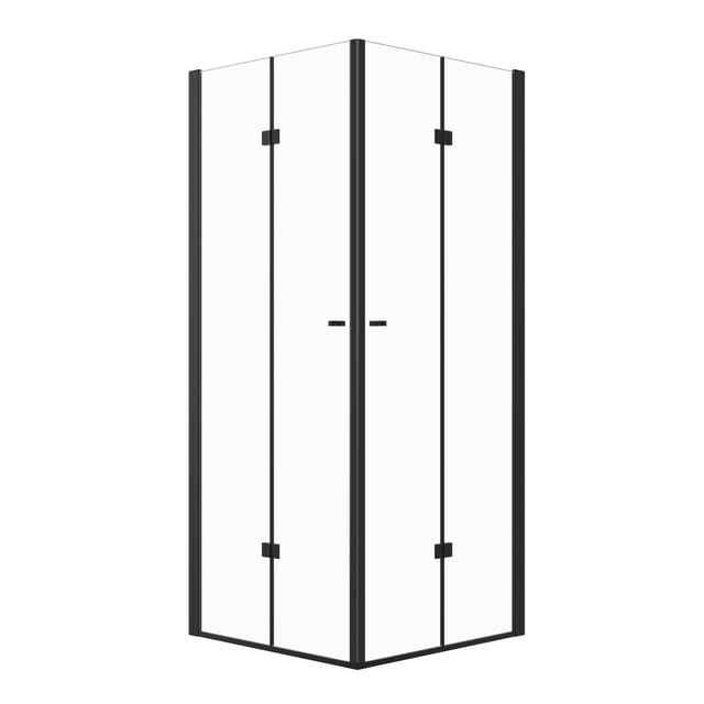 Kabina prysznicowa MAUNA kwadratowa 90x90cm czarna SEVANTE