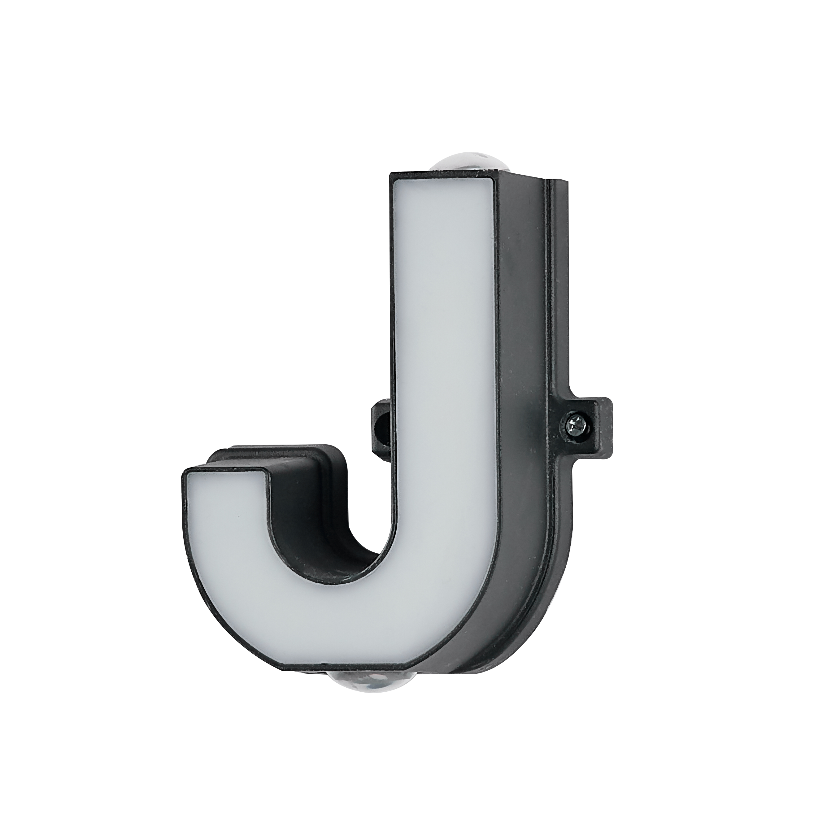 Litera J, lampa ścienna Litera 220V Aluminium do znaków 13 * 5,5 cm