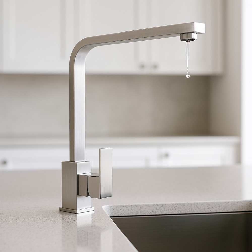 Miscelatore Monocomando Per Lavello Con Canna Girevole Alta Codice Prod: SUNNY10600 IDRONORD Ottone - Foto 2