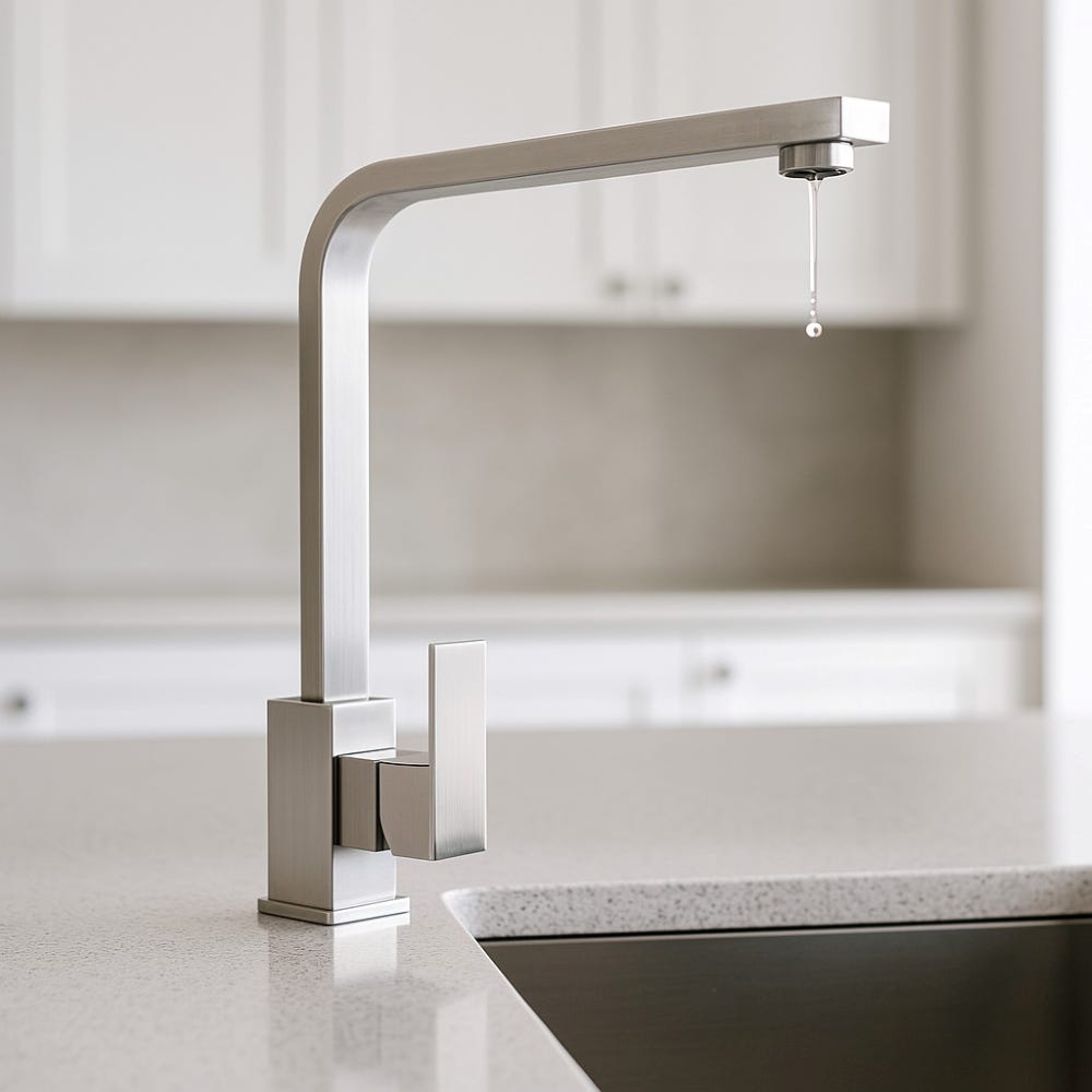 Miscelatore Monocomando Per Lavello Con Canna Girevole Alta Codice Prod: SUNNY10600 IDRONORD Ottone - Foto 2