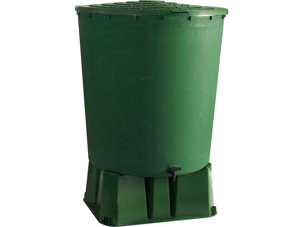 Récuperateur d'eau avec socle 