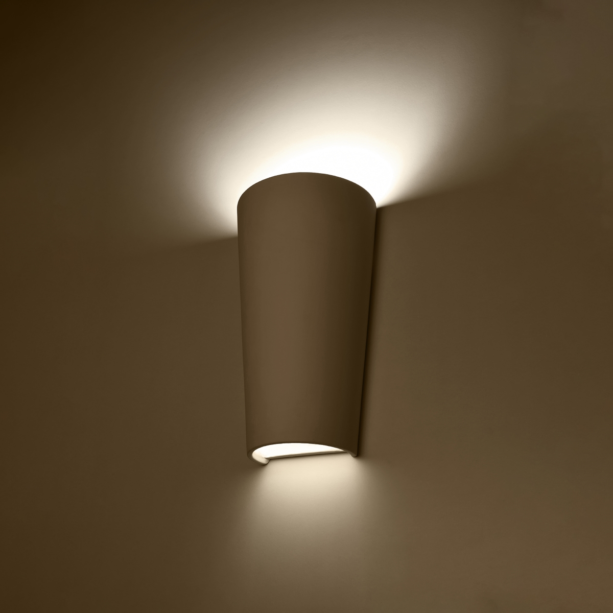 Kinkiet ceramiczny LANOO LED 3000K - 16.5x10x29cm Sollux