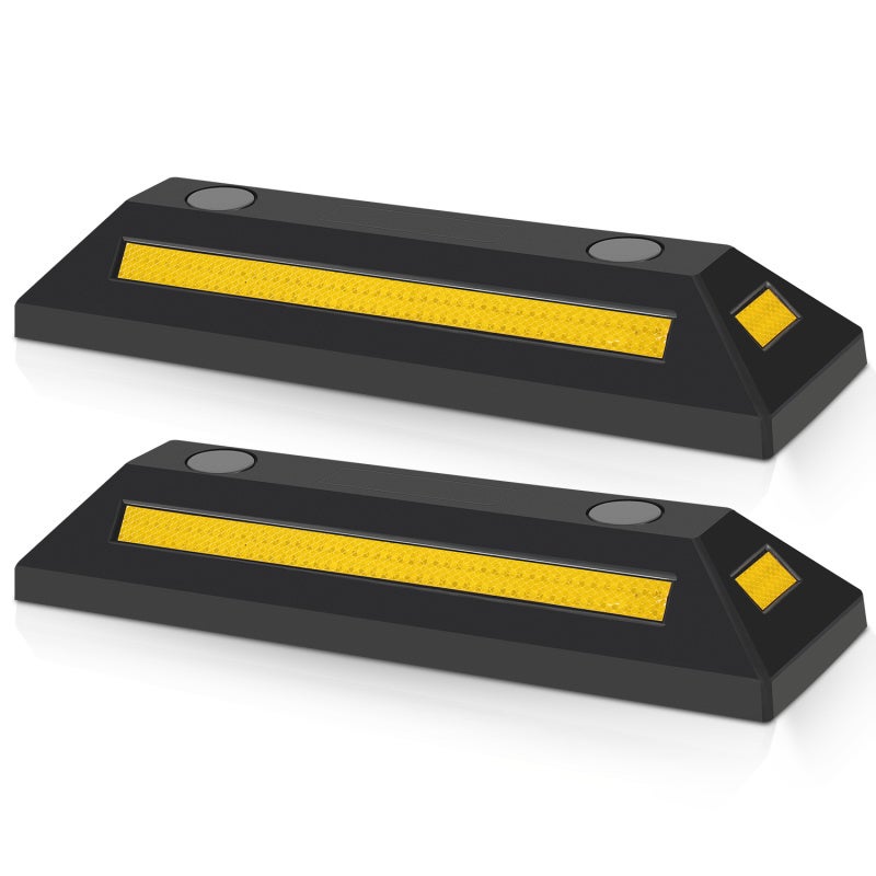 2X Stoper parkingowy Pomoc parkingowa Odblask pomocy parkingowej Twarda guma Ebonit Samochód