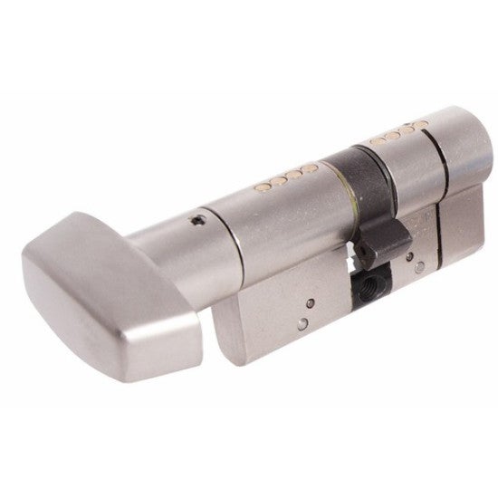 Cylindre Haute Sûreté Thirard 74mm Avec Bouton - 5 Clés Brevetées