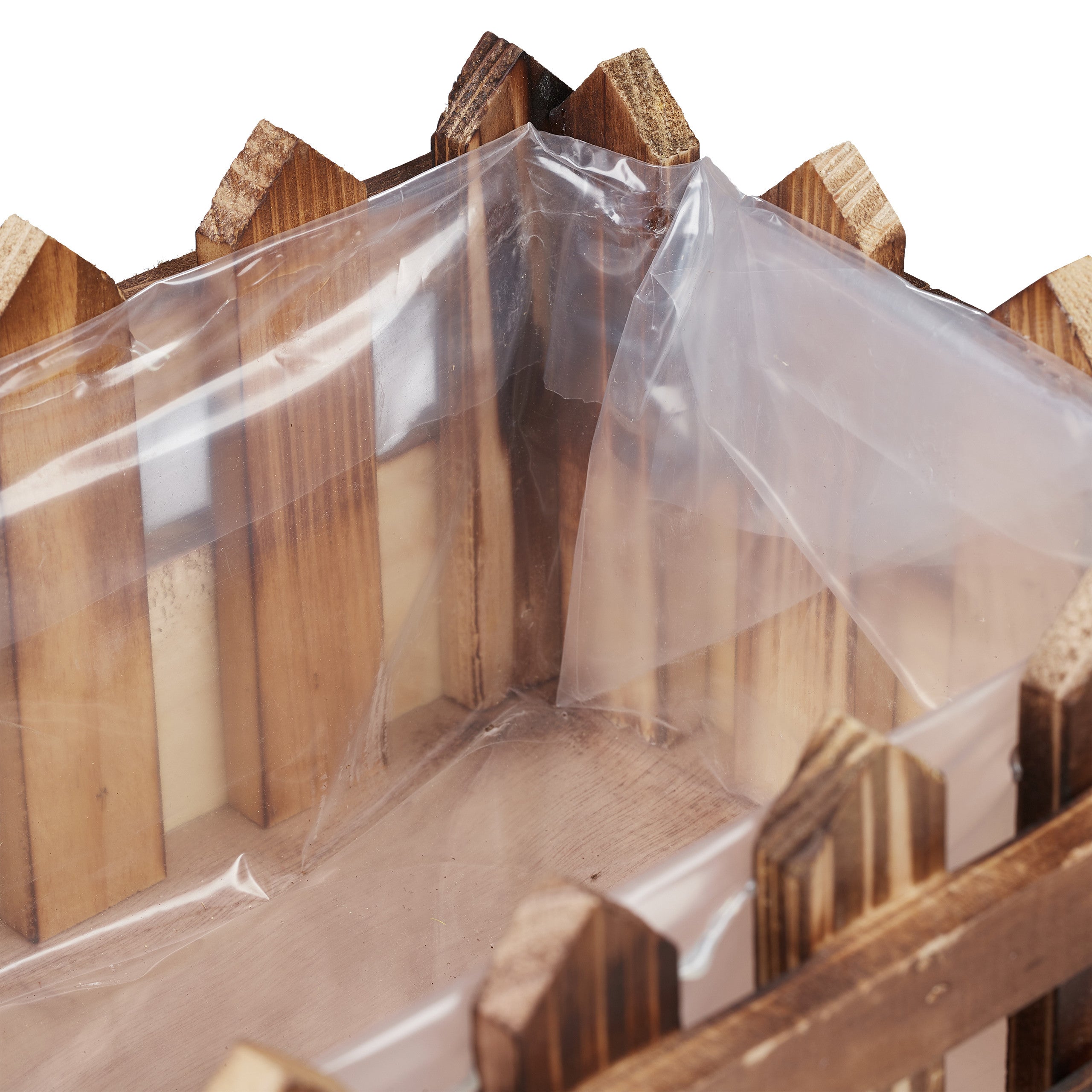 Relaxdays Fioriere in Legno Set da 3, da Balcone e Davanzale, Cassette Porta Fiori e Piante in Varie Misure, Naturale - 7