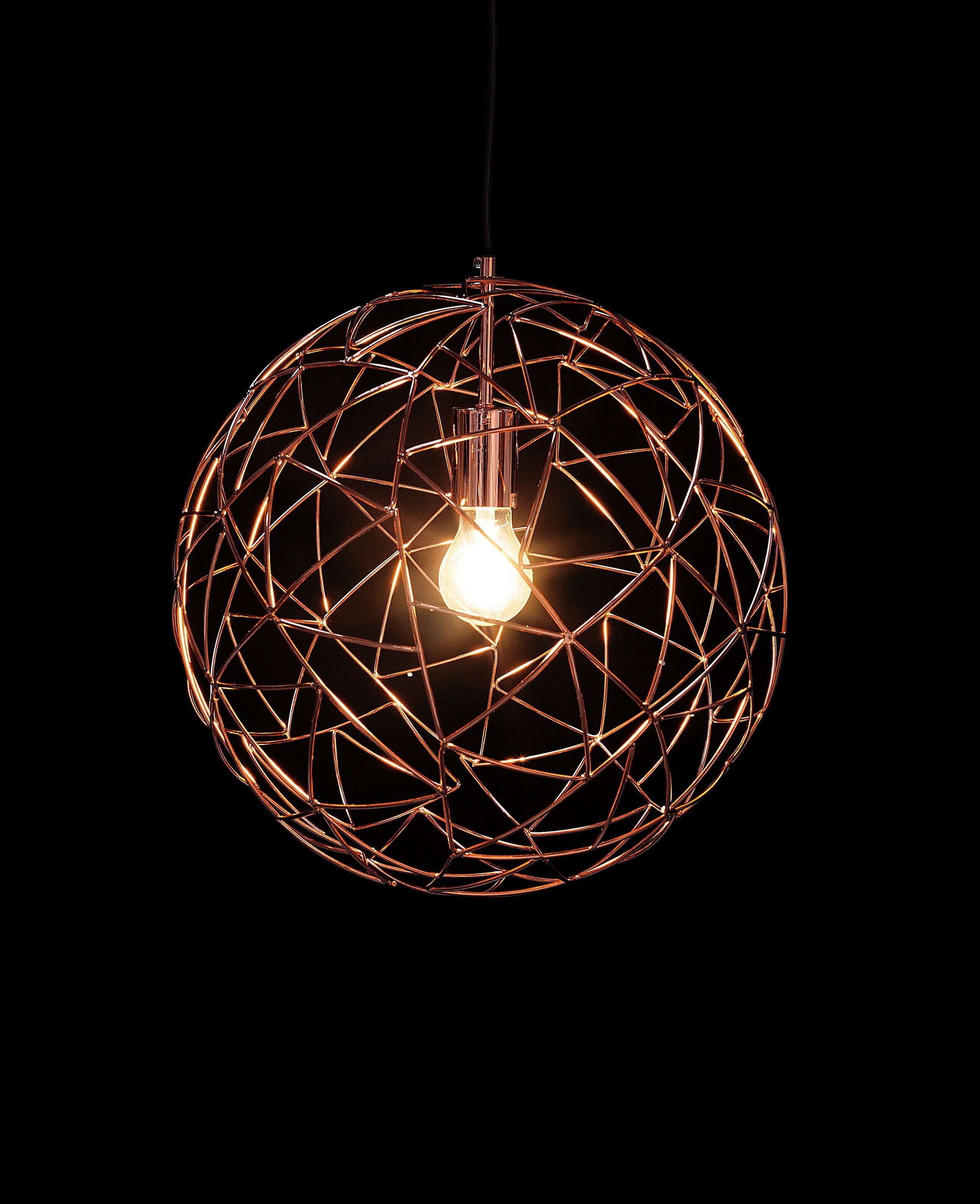 Lampadario LEMME Metallo Rame - 4