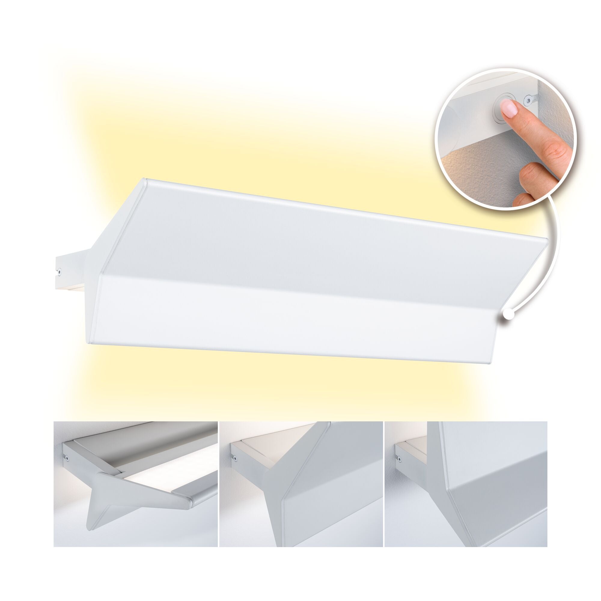 Applique LED 3-Step-Dim Stine 2700K 970lm / 0lm 230V 13W / 4W gradable ...