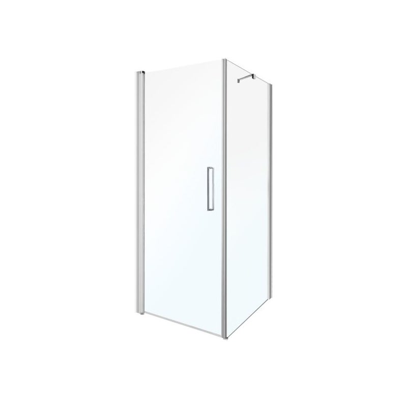 Kabina prysznicowa Monica 90 Kerra uchylne drzwi lift profile chrom