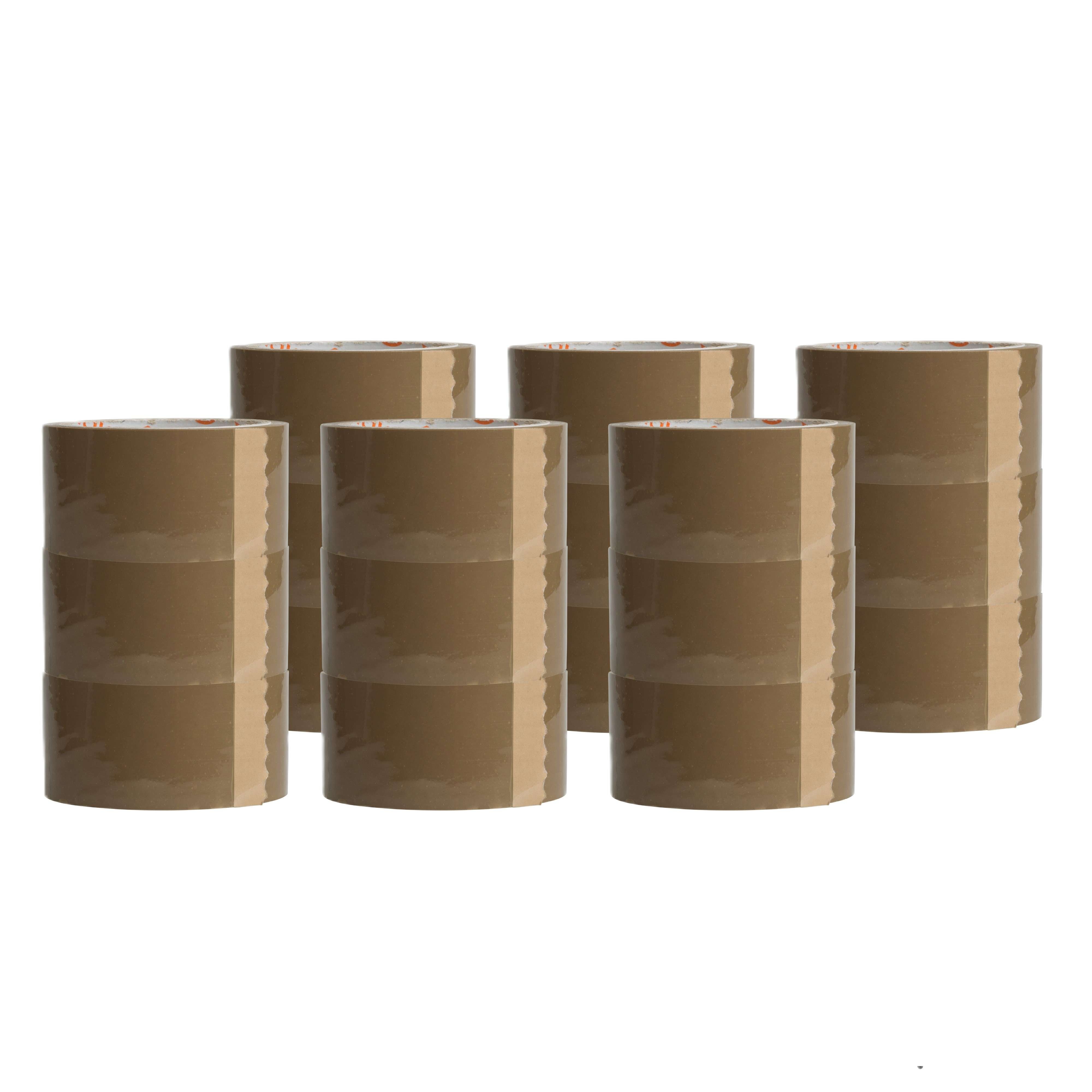 6 Rouleaux De Ruban Adhésif Kraft Pour Carton, 2 Pouces X 55 Yards - Marque ProLine