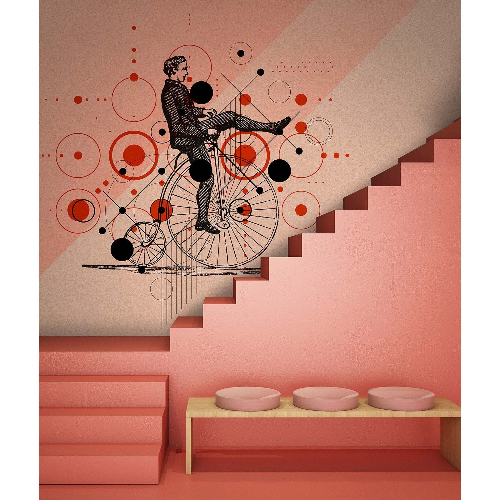 Sublimez votre cage d'escalier avec du papier peint panoramique