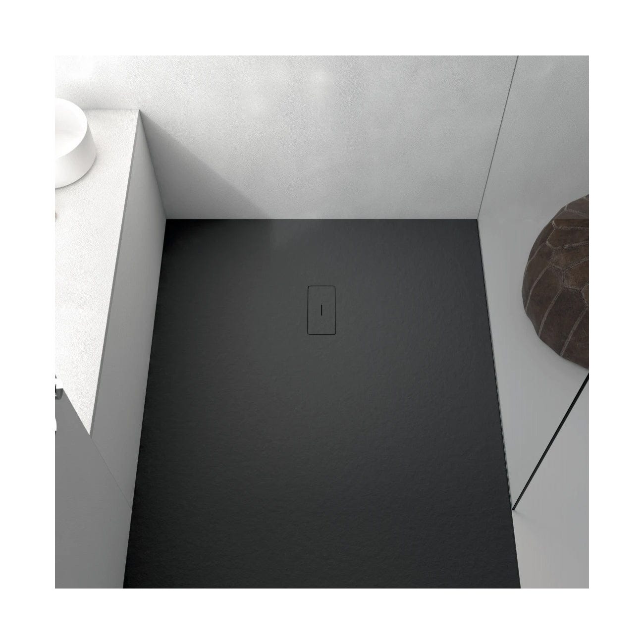 Plato De Ducha Resina FUSION NEGRO 70x100cm Leroy Merlin plato-de-ducha-resina-fusion-negro-70x100cm-leroy-merlin