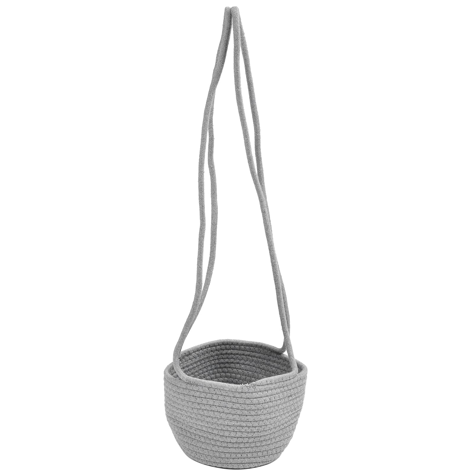 Appeso Pianta Pentole Iuta E Cotone Vaso da Fiori Cesto Con Corda Casa