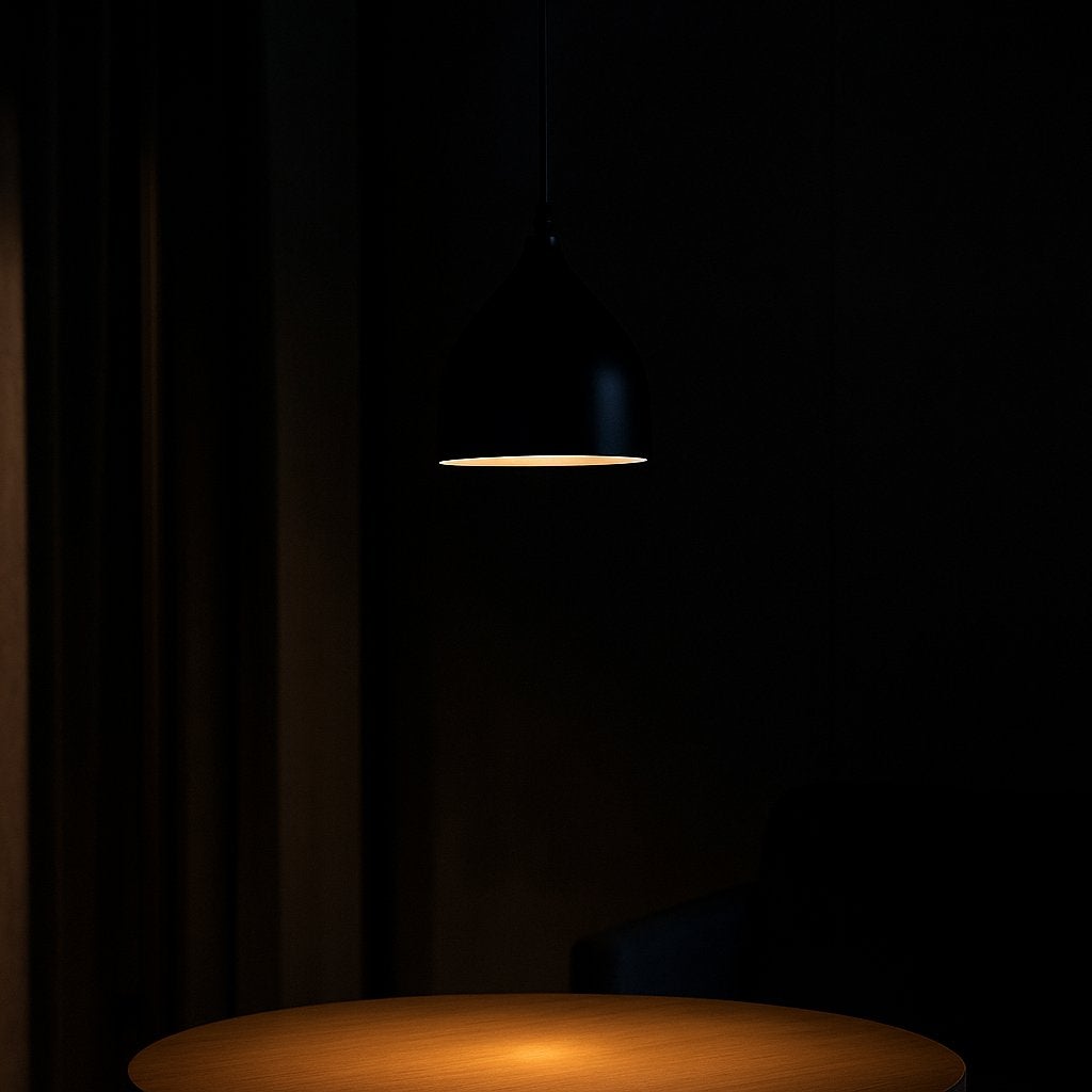 Lampa wisząca sufitowa Como 1-punktowa E27 120 cm IP20 stal czarna MasterLED - 7