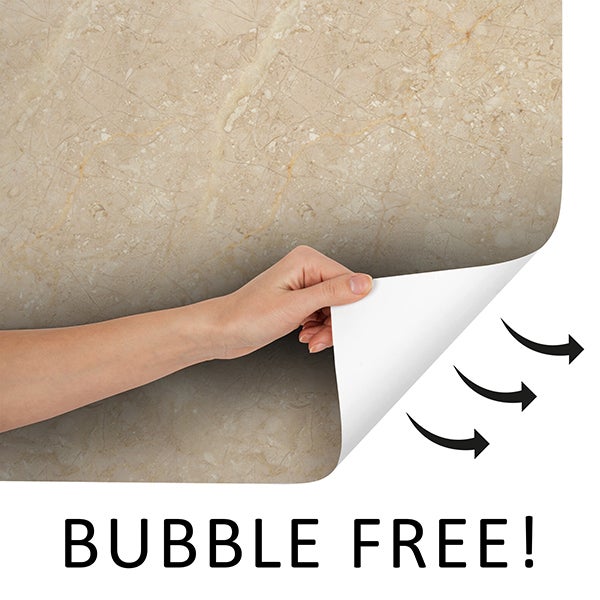 Crédence adhésive en Vinyle Ignifuge Pierres de travertin 190x60 - 4