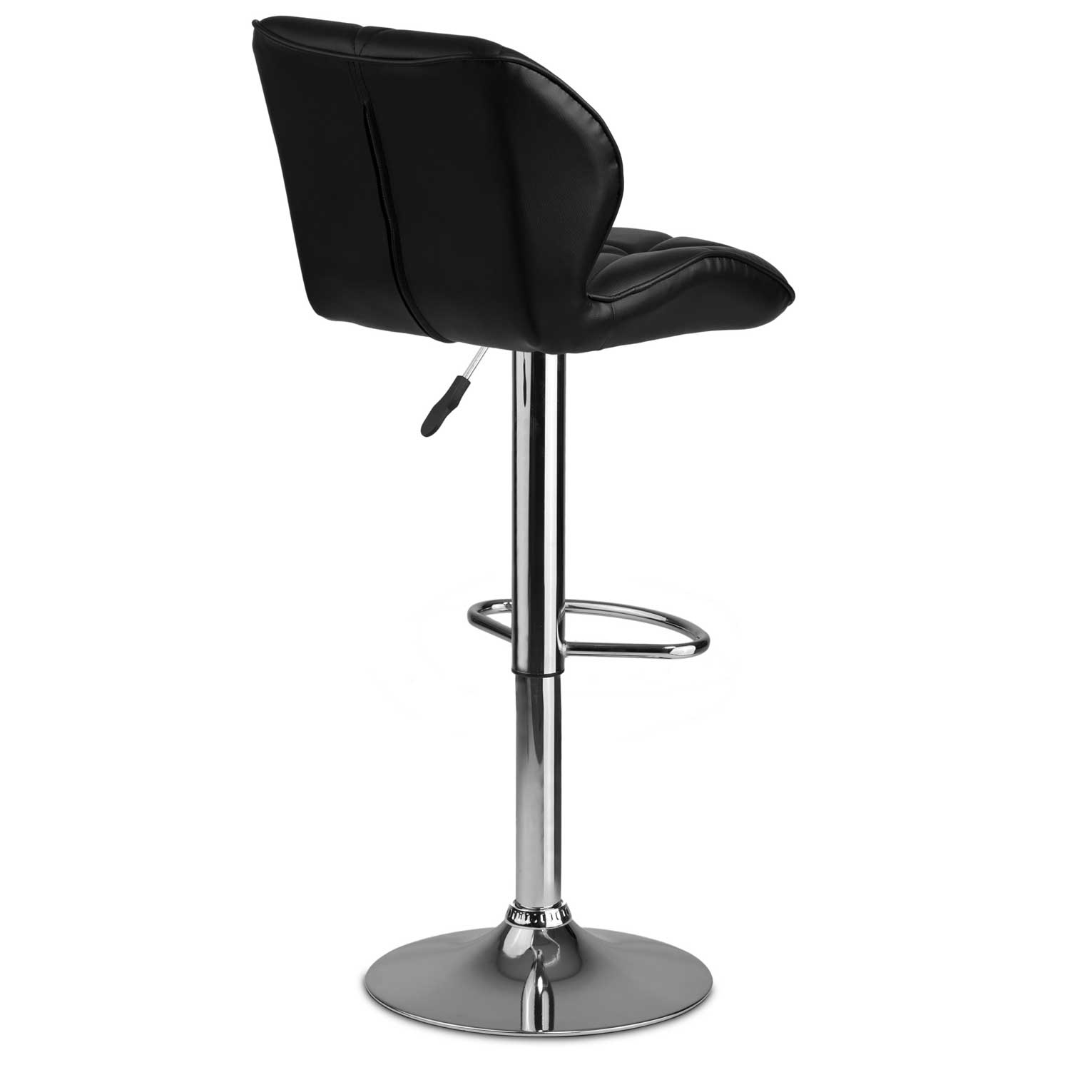 Hoker krzesło barowe obrotowe regulowane czarne – 2 sztuki Sofotel - 4