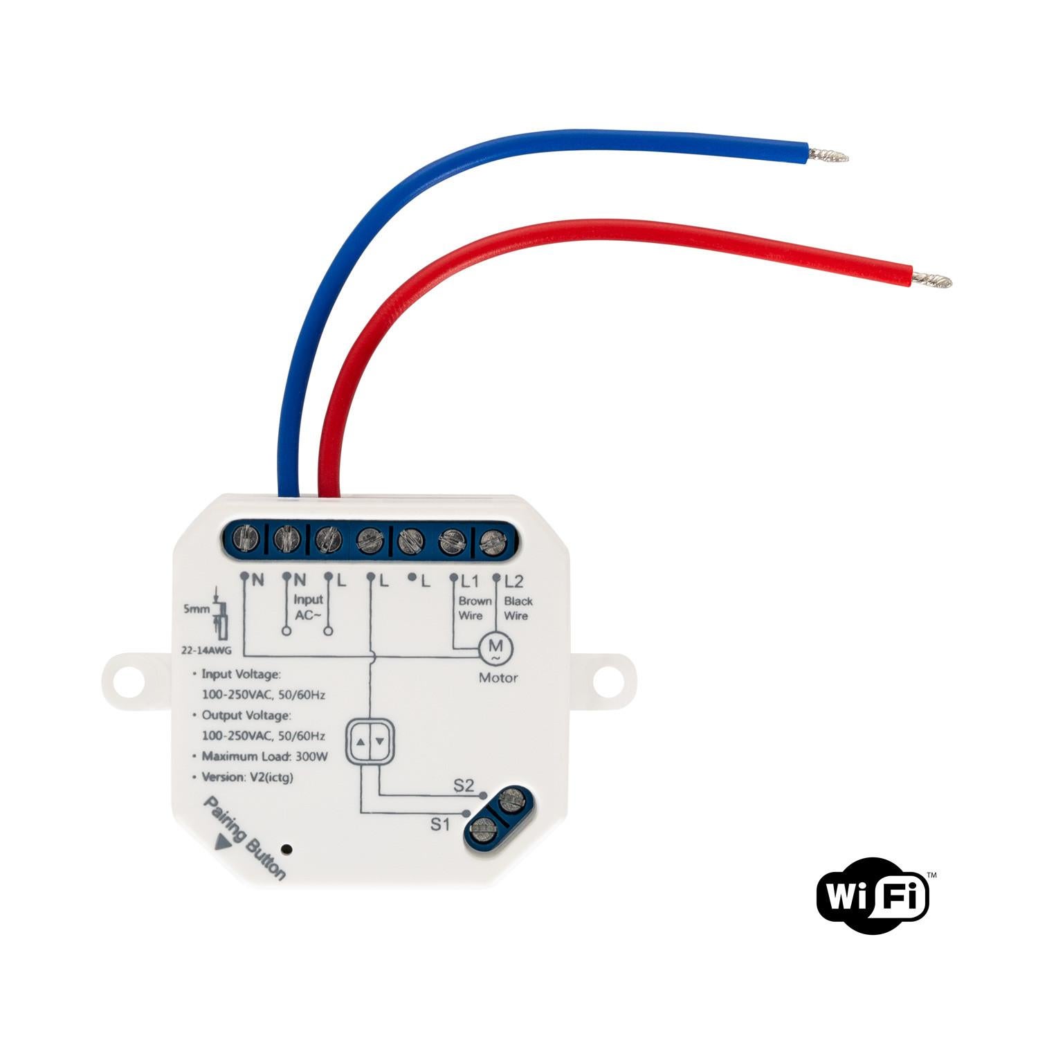 Interrupteur WiFi Volets Roulants Automatiques Blanc - 4