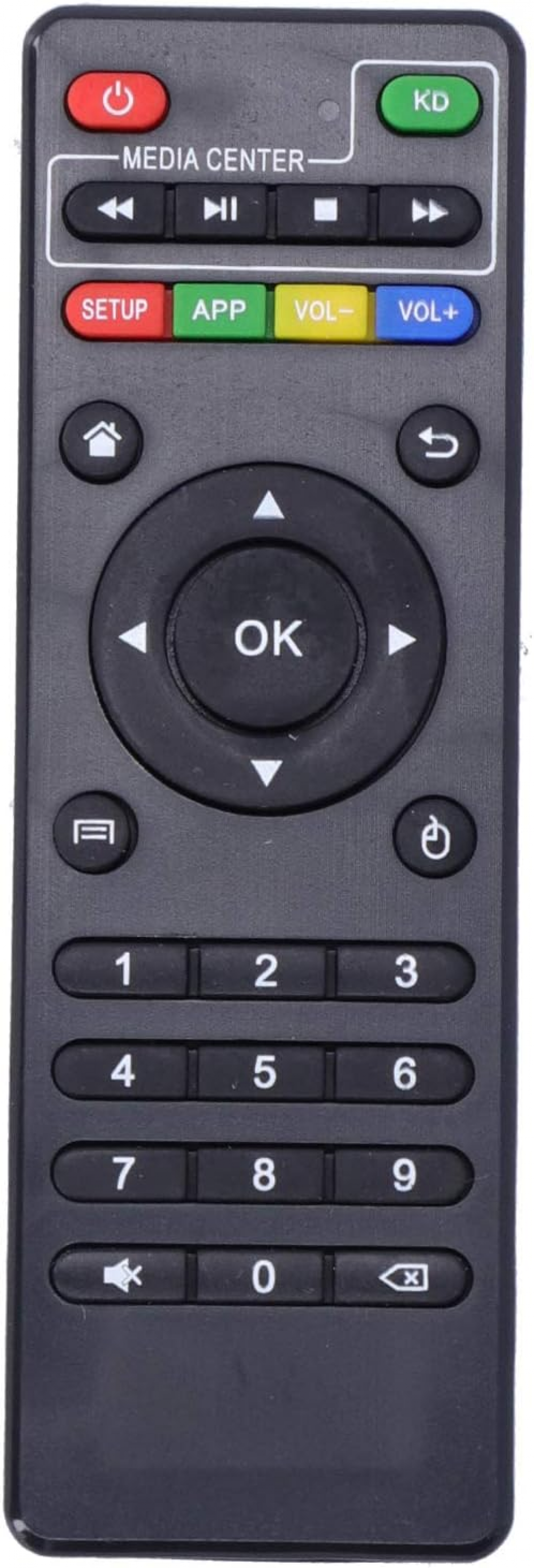 ALLIMITY Afstandsbediening Vervangen fit voor MXQ Android TV Box Amlogic S905W X96-Mini X96W X96Q X96 Q W Mini