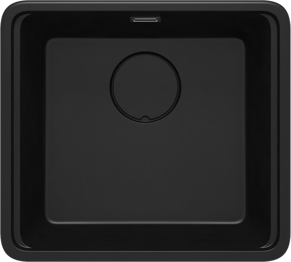 Lavello Cucina In Granito Nero 50x45 Cm - 1 Vasca Con Sifone - Antimicrobico E Resistente - Foto 9