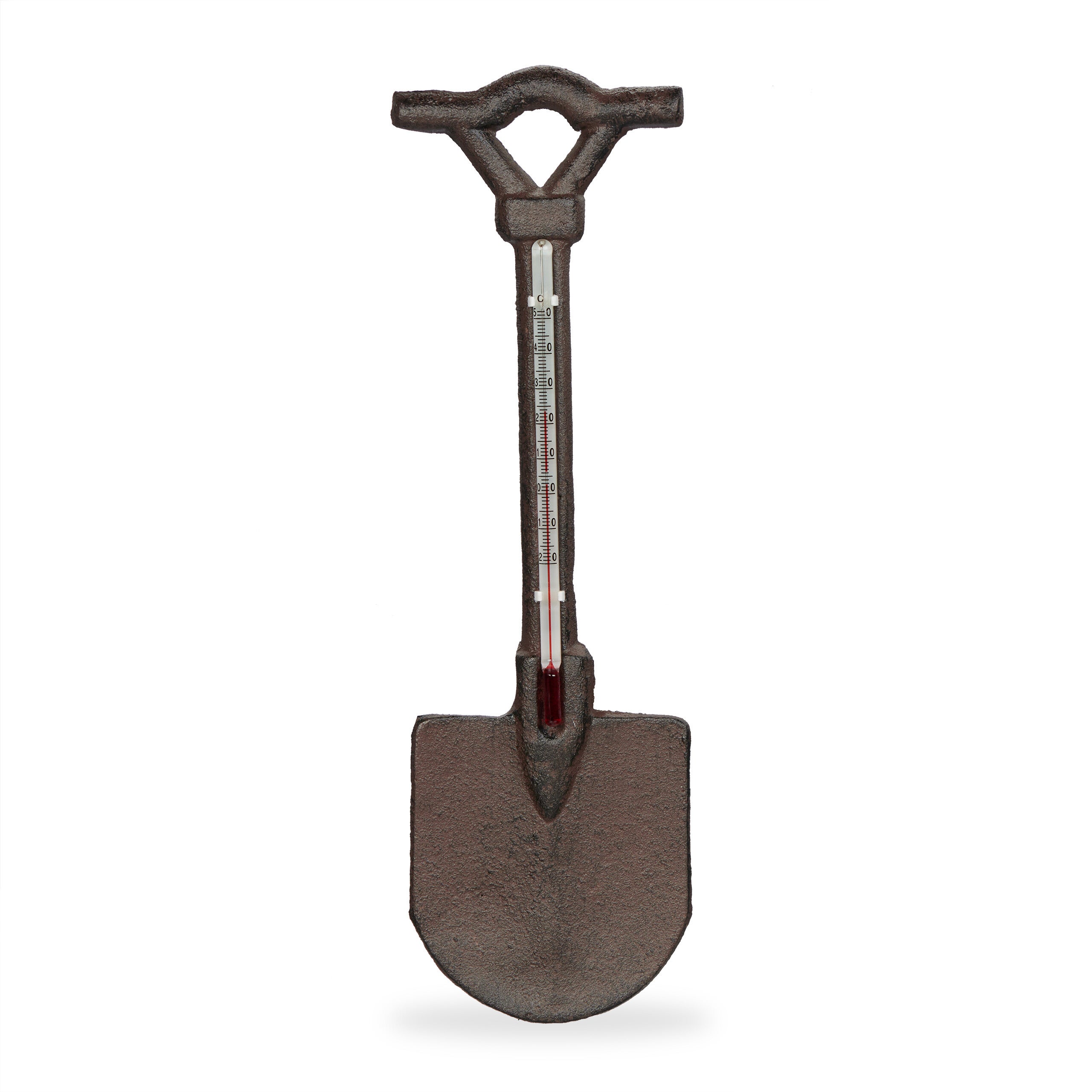 Set 3 Termometri In Legno Di Faggio Lantelme - Analogici Per Interni Ed Esterni, Range -30°C A 50°C - Foto 2