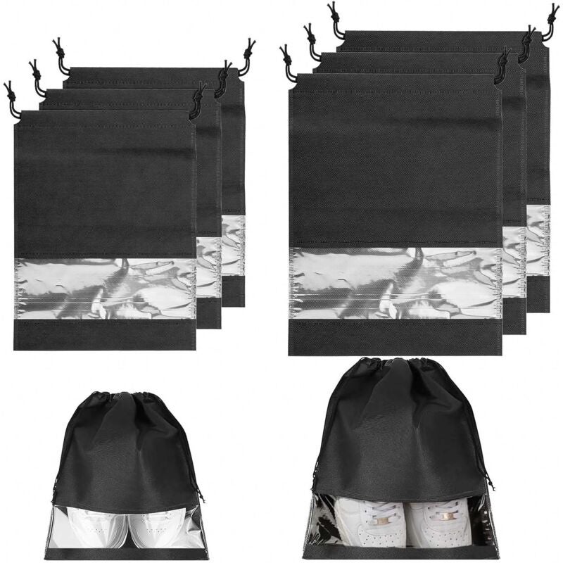 6-częściowe torby podróżne na buty, pyłoszczelne, wodoodporne buty, organizer na buty do codziennego użytku i podróży, 270 x 360 mm, 320 x 440 mm