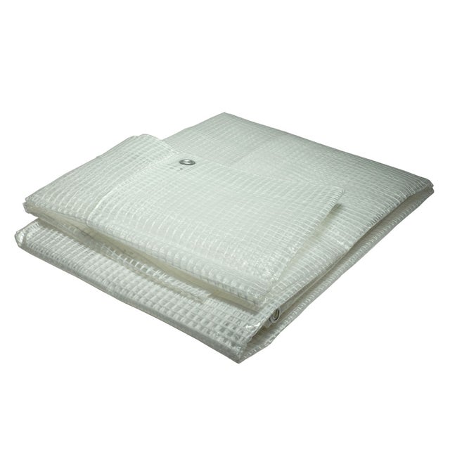 Bâche de jardin 4 x 6 m Armée transparente en polyéthylène 170g/m²