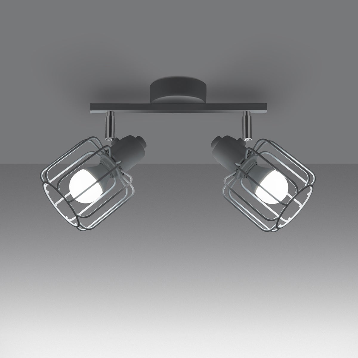 Plafon CELUBI 2 biały LED 3000K - 27x17x19cm Sollux
