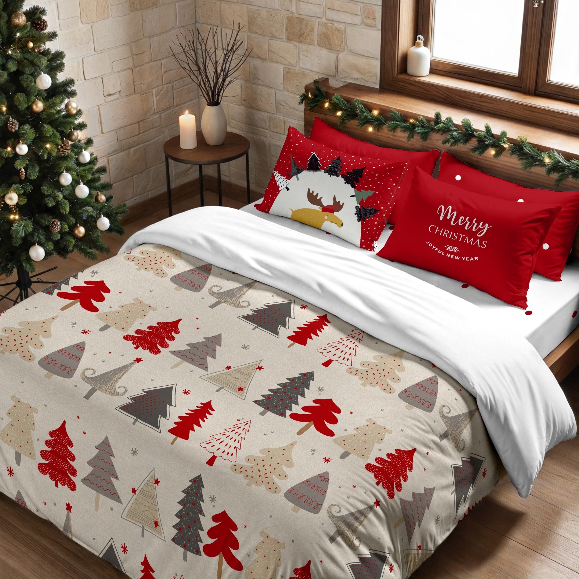 Housse de couette avec boutons-pression Laponia 52 155x220 cm - 4