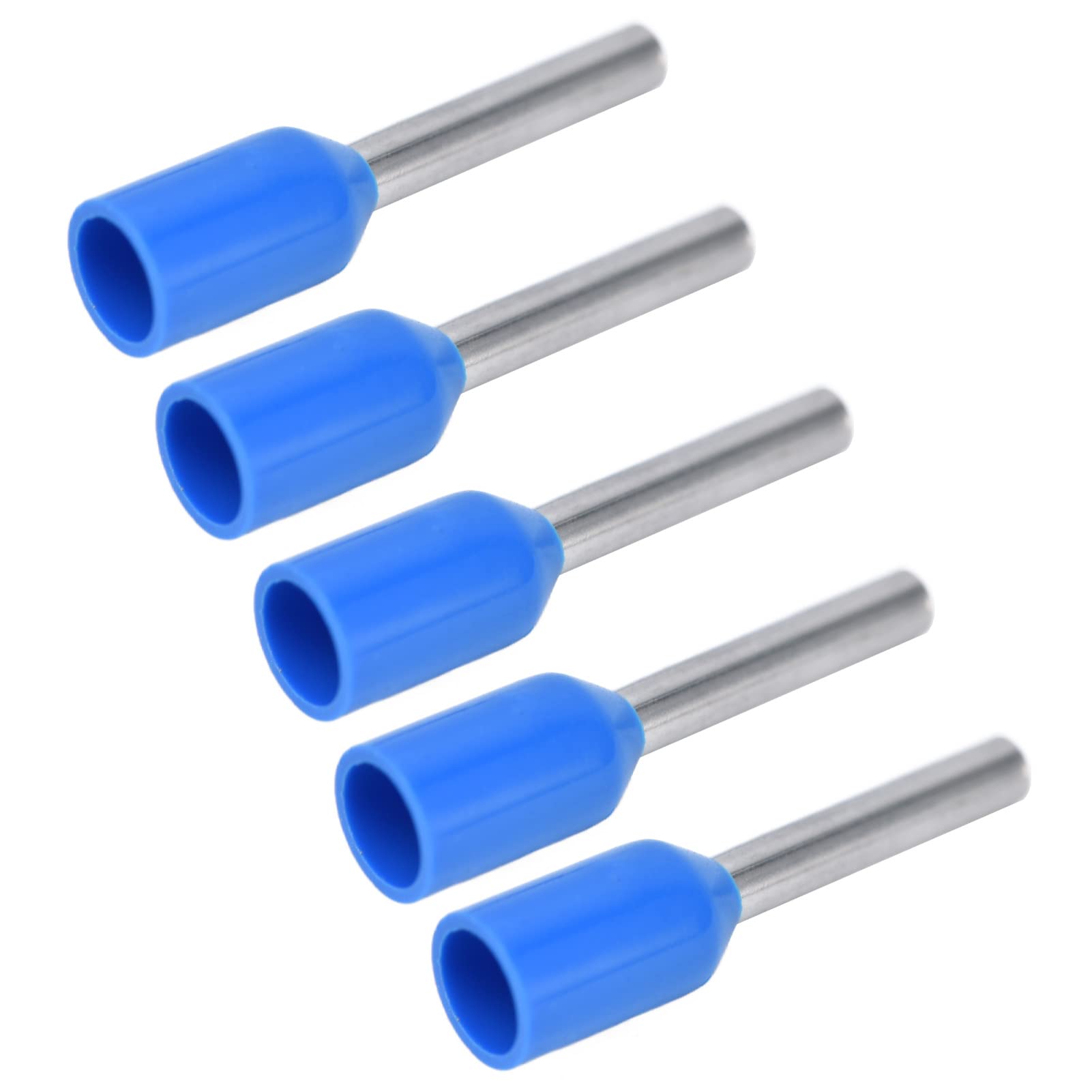 Kit di connettori terminali elettrici a crimpare con ghiera isolata da 1000 pezzi, estremità del cavo AWG 20 (E7508) - 5