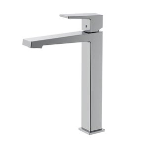 Rubinetto Lavabo Alto Cromato - Monocomando Acciaio Inox, Beccuccio 225mm, Facile Installazione - Foto 11